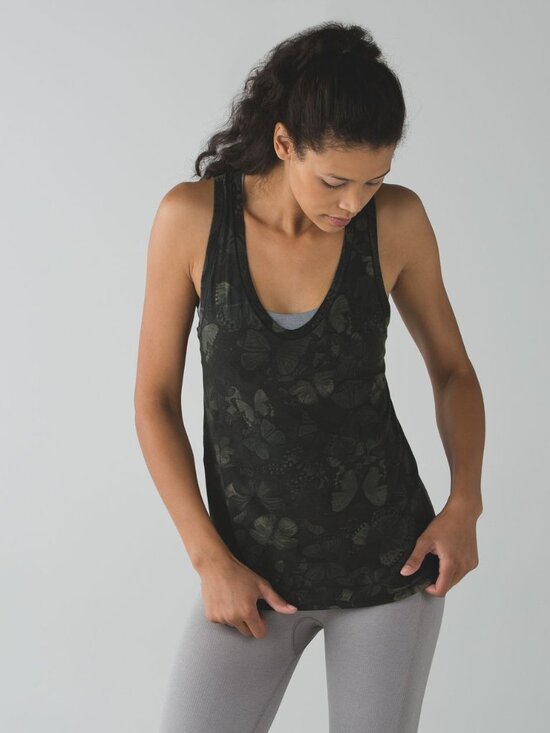 lululemon athletica Tops - Lululemon Women's Circadian Tank - Green/Black